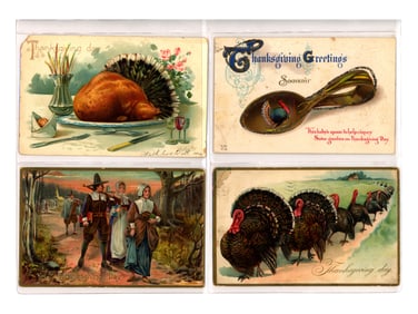 Thanksgiving Postcard Lot