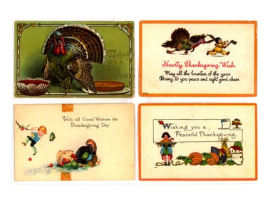 Thanksgiving Postcard Lot