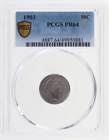1903 Proof 10C PCGS PR64