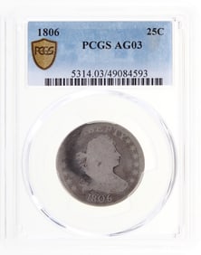 1806 25C PCGS AG03