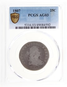 1807 25C PCGS AG03