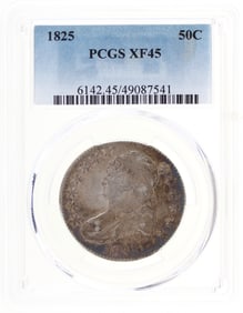 1825 50C PCGS XF45