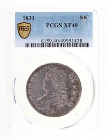 1831 50C PCGS XF40