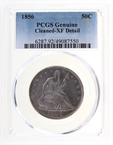 1856 50C PCGS XF Detail