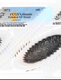 1873 50C Arrows PCGS XF Detail