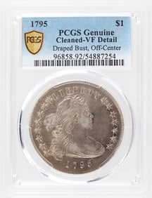 1795 $1 Draped Bust PCGS VF Detail