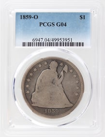1859-O $1 PCGS G04