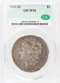 1890-CC $1 CAC VF25