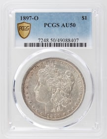 1897-O $1 PCGS AU50