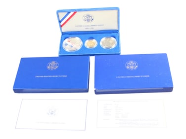United States 1986 Liberty Gold & Silver Coin Set