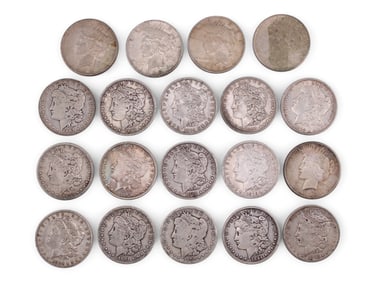 (19) Morgan and Peace Dollars