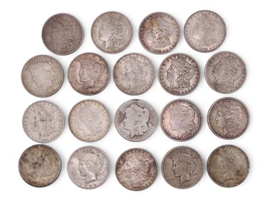 (19) Morgan and Peace Dollars
