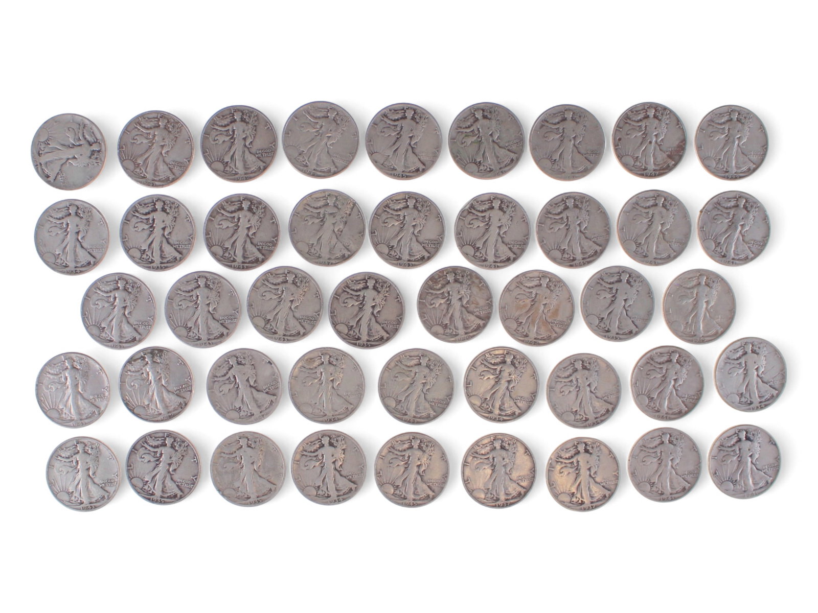 Walking Liberty Half Dollars (1 of 2)