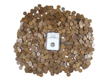 Estate Coin Collection Wheat Cents