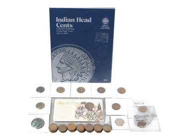 Estate Coin Collection Cents & 2 Cents
