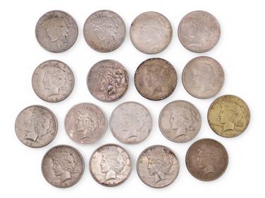 (17) Peace Dollars