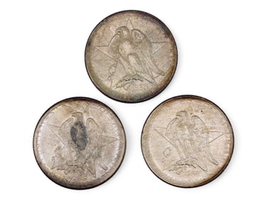 1938 P, S & D Texas 50C Commemoratives