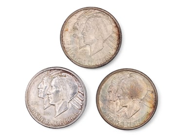 1938 P, S & D Arkansas 50C Commemoratives