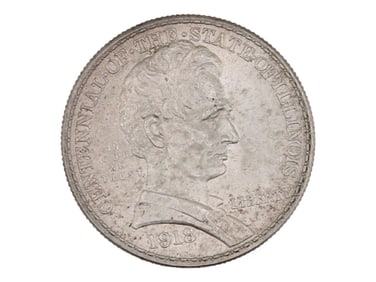 1918 Lincoln Illinois 50C Commemorative