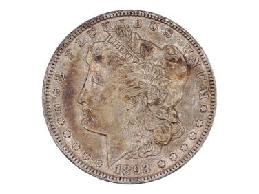 1893 Morgan Dollar.