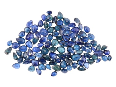 Pear Shaped Sapphires
