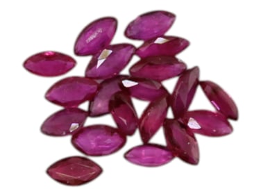 Marquise Cut Rubies