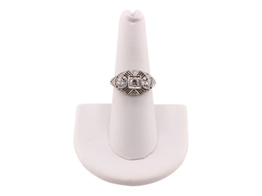 Antique Platinum Diamond Ring