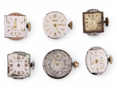 (6) Women's Watch Movements