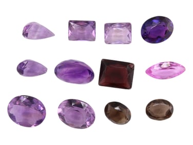 (15) Amethysts