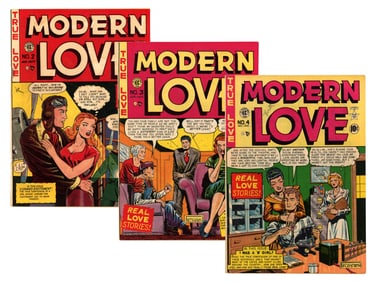(3) EC Comics Modern Love Issues