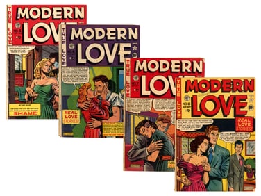 (4) EC Comics Modern Love Issues