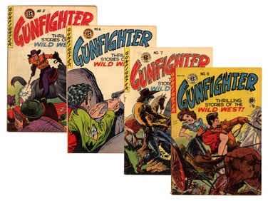(4) EC Comics Gunfighter Issues