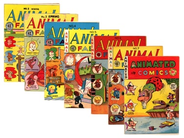 (7) EC Comics Animal Fables Issues