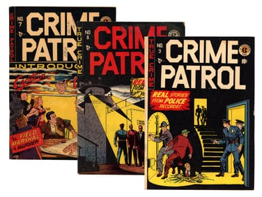 (3) EC Comics War Against Crime Issues