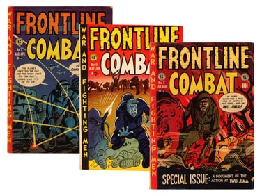 (3) EC Comics Frontline Combat Issues