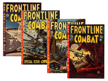 (4) EC Comics Frontline Combat Issues
