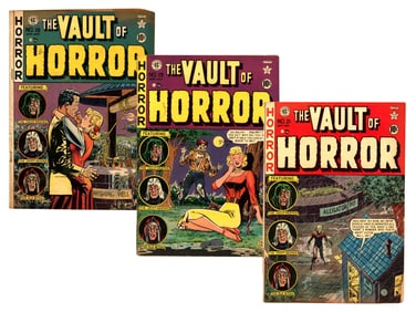 (3) EC Comics The Vault of Horror Issues