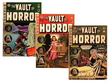 (3) EC Comics The Vault of Horror Issues
