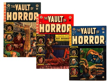 (3) EC Comics The Vault of Horror Issues