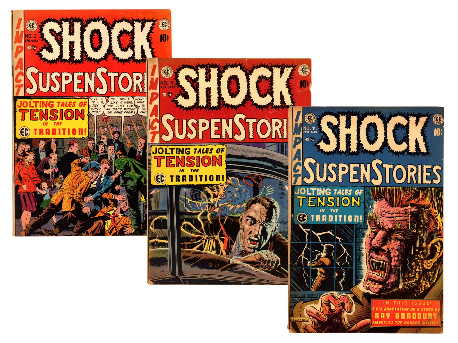 (3) EC Comics Shock SuspenStories Issues (1 of 4)