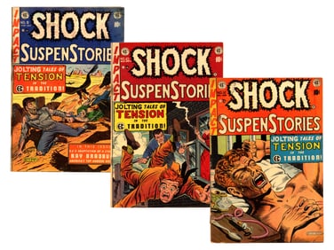 (3) EC Comics Shock SuspenStories Issues