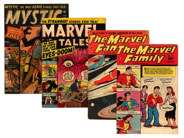 (4) Atlas & Marvel Comic Book Issues