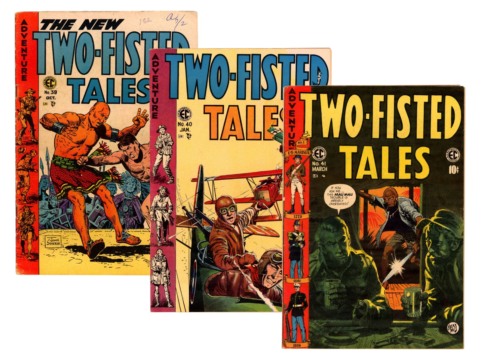 (3) EC Two-Fisted Tales Issues (1 of 7)