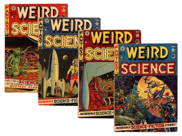 (4) EC Comics Weird Science Issues