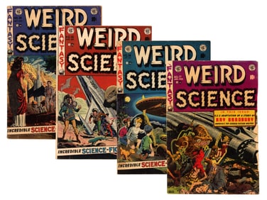 (4) EC Comics Weird Science Issues