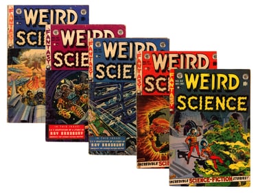 (5) EC Comics Weird Science Issues