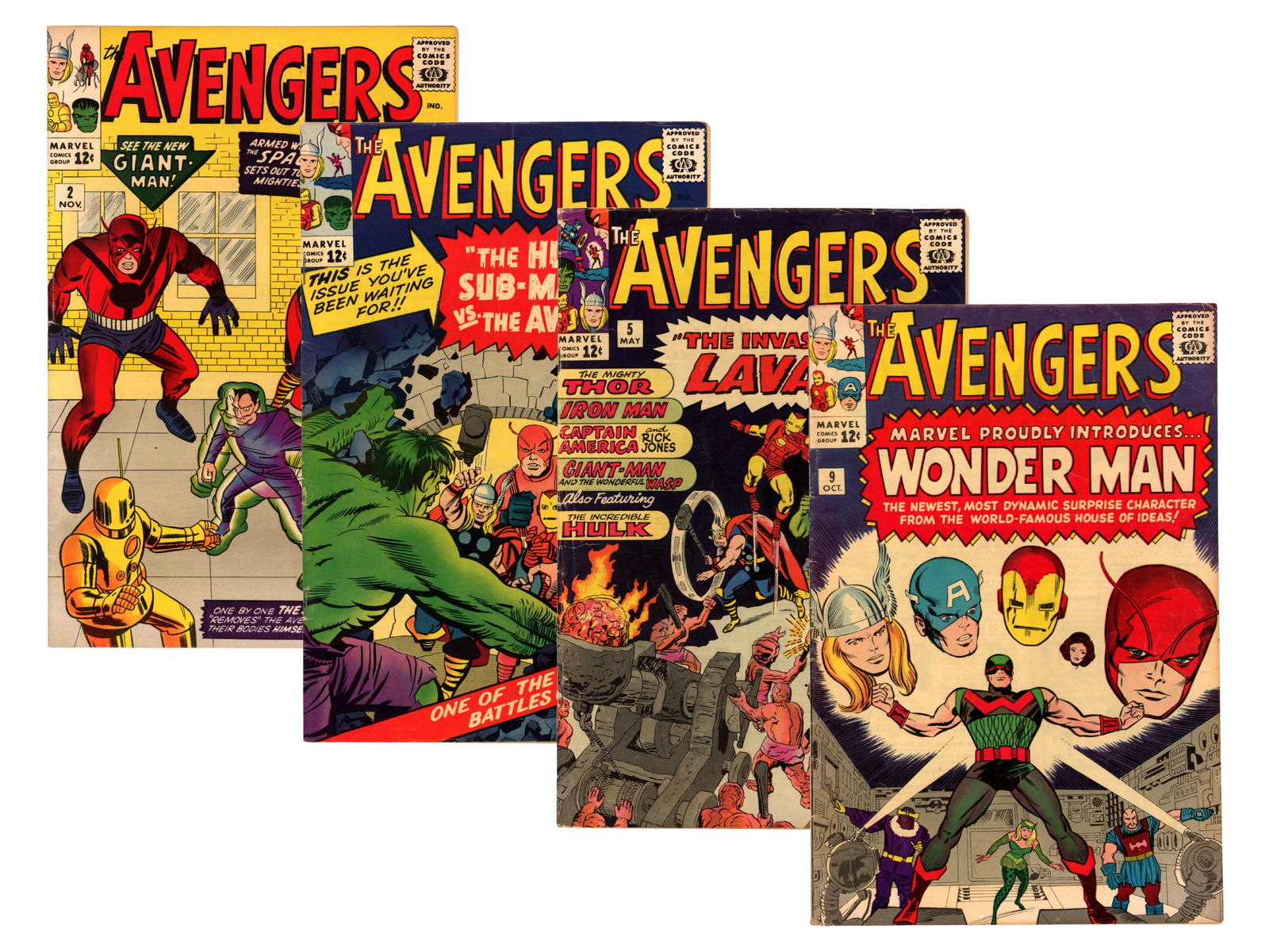 (4) Marvel Comics The Avengers Early Issues (1 of 5)