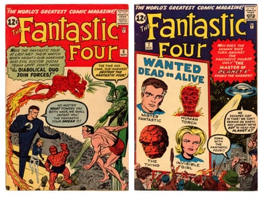 (2) Marvel Comics Fantastic Four Early Issues