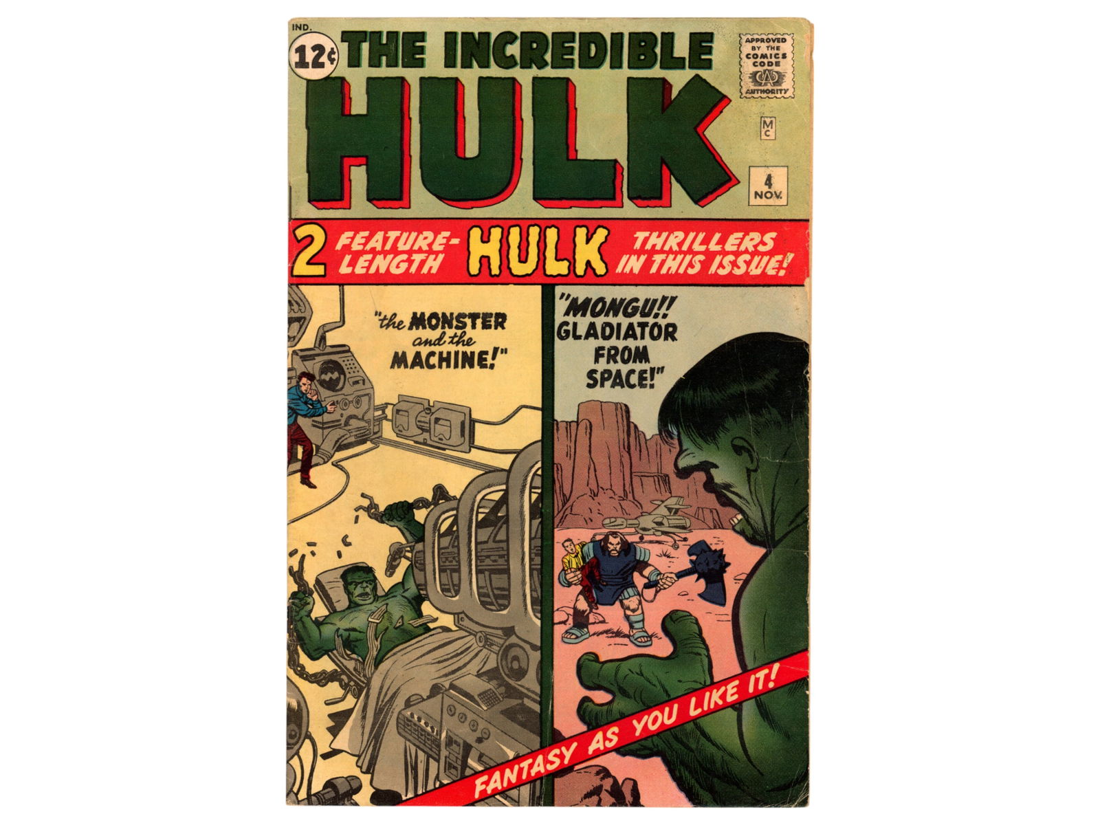 Marvel Comics Incredible Hulk #4 (1 of 2)