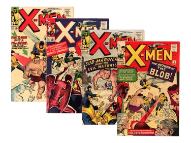 (4) Marvel Comics X-Men Early Issues
